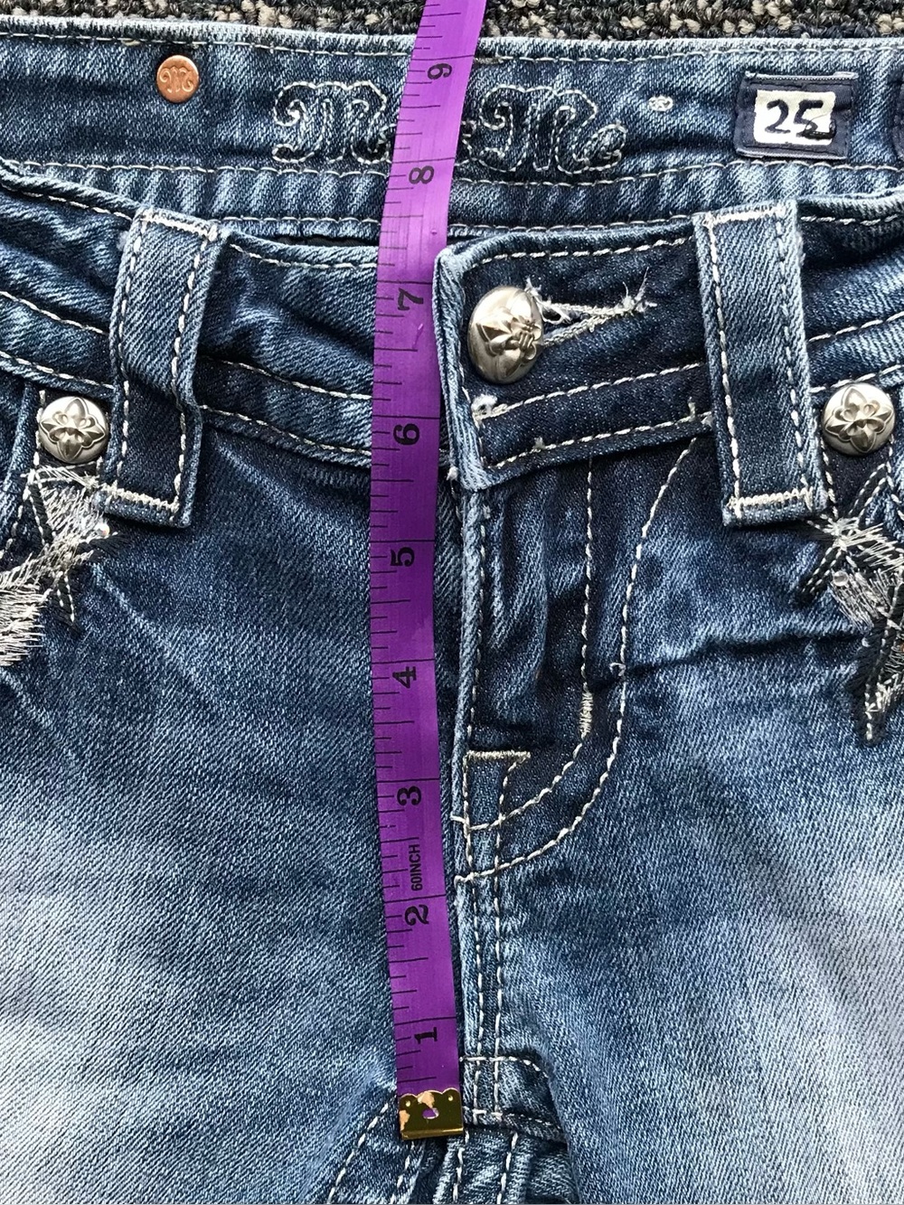 Miss Me Blue Embellished Women's Jeans - Picture 9 of 10